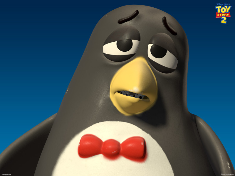 Wheezy, bohater Toy Story, który patronuje kolejnemu po Squeeze wydaniu Debiana